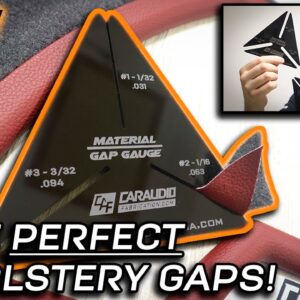 I designed a tool to avoid upholstery mistakes! Introducing: CAF Material Gap Gauge