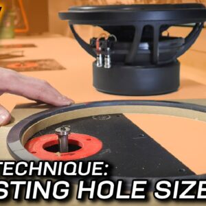 Adjust for PERFECT FITMENT - Subwoofer / Speaker Cutout Holes