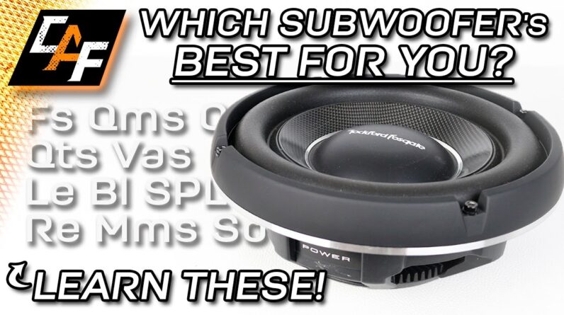Choose BEST Subwoofer for YOU - Thiele / Small Parameters Advanced Lesson