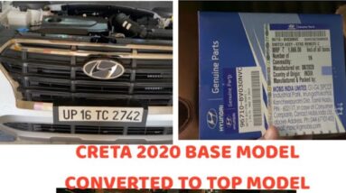 CRETA 2020 base model converted to top model
