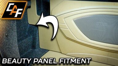 Building a Custom Trunk Beauty Panel - Matching Sides and Spare Tire Cover