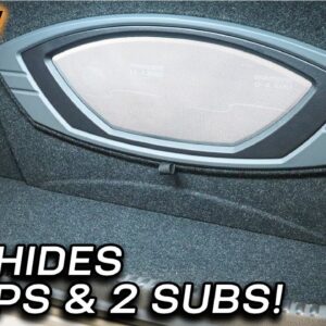 HOW TO BUILD - Custom Trunk! Amplifier Rack & Subwoofer Box Beauty Panel UPHOLSTERY