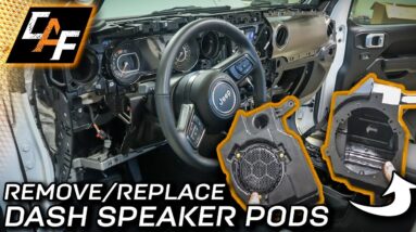 2018-Up Wrangler JL Speaker Pod Removal - HOW TO Disassemble Dash