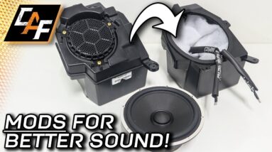 IMPORTANT techniques for improving SPEAKER PODS - Sound Treatment, Wire Disconnects & FAB