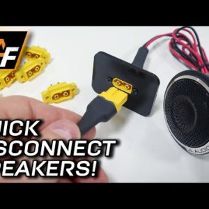 Unplug speakers fast - NOW MOUNTABLE!