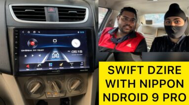 Dzire with nippon android stereo | nippon android 9 pro | nippon 9s | sahiba car bali nagar