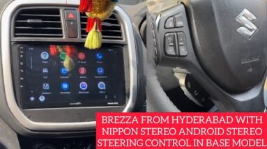 Nippon android stereo with apple car play and android auto in Breeza | Breeza steering controls 4 Nippon android stereo with apple car play and android auto in Breeza | Breeza steering controls