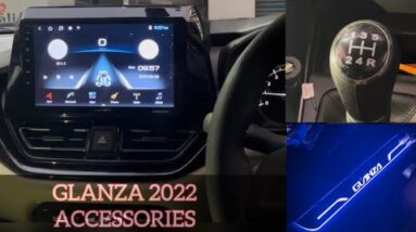 Nippon android stereo with apple car play and android auto in Glanza | Toyota Glanza accessories