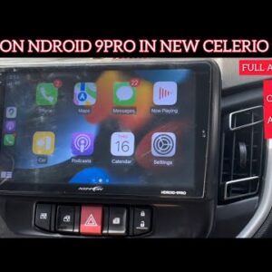 Nippon Ndroid 9 pro with CarPlay and android auto in Celerio 2022 | T link | Nippon Android stereo