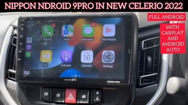 Nippon Ndroid 9 pro with CarPlay and android auto in Celerio 2022 | T link | Nippon Android stereo