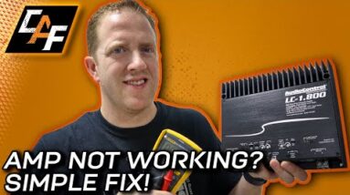 No sound? No power? Fix your amplifier EASILY with THESE EASY TESTS!