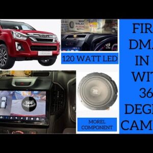 Nippon 9 pro ultra with 360 degree camera in Isuzu Dmax Nippon 120 W Led | Morel damping & Component