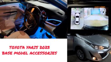 Toyota Yaris with 360 degree camera ambient lights fog lights and Drl | Toyota Yaris 2023 6 Toyota Yaris with 360 degree camera ambient lights fog lights and Drl | Toyota Yaris 2023