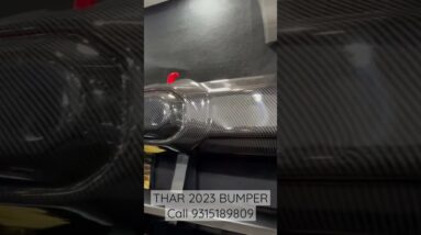 Thar carbon fiber bumper #tharlover #thar 10 Thar carbon fiber bumper #tharlover #thar