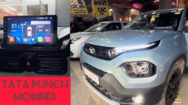 Tata punch modified | punch with nippon android stereo | punch laser foglamps |punch diffusers #tata 12 Tata punch modified | punch with nippon android stereo | punch laser foglamps |punch diffusers #tata