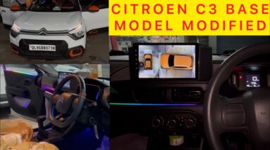 Citroen c3 base model modified | Citroen C3 ambient light | Citroen c3 360 stereo | Citroen C3 DRLS