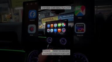 13 inches android stereo in THAR base model 😱😱#tharlover #newthar2023 #thar 6 13 inches android stereo in THAR base model 😱😱#tharlover #newthar2023 #thar