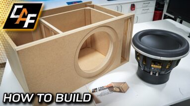 Sound Quality BASS! Ported Subwoofer Box Build - 13W7AE