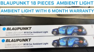 Blaupunkt 18 pieces ambient light for car