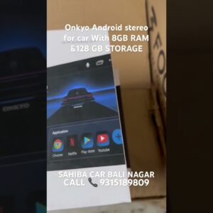 Onkyo android stereo with 8 GB RAM ðŸ˜²ðŸ˜±