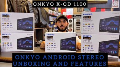 Onkyo android car stereo | X-QD1100 wireless apple car play and android auto