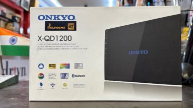 Onkyo new android car stereo with wireless apple car play and android auto | X-QD1200