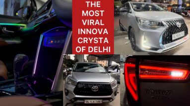 CRYSTA BASE MODEL CONVERTED TO TOP MODEL WITH EXCLUSIVE LEXUS KIT | INNOVA MODIFIED 2023 #viral