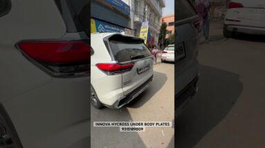 Hycross 2023 accessories | Hycross innova underbody plates for looks 🔥🔥