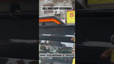 Jimny 2023 modified with batman spoiler #jimny #jimnyind