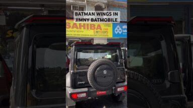 Batman Batmobile wings in Jimny 2023 🦇 #batman #batmanarkhamknight