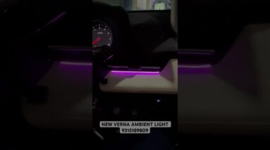Verna 2023 Facelift ambient light installation