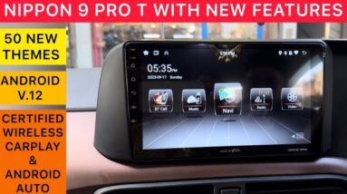 Nippon new android stereo 9 PRO T with certified wireless apple carplay and android auto in Aura