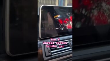 Bmw 5 series Anroid system # bmw modification # sahiba car # 2012 to 2018