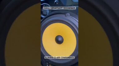 JL audio components C1-650 installed in Ford figo Best components under 10k