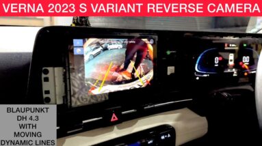 Verna facelift S model reverse camera | Blaupunkt camera DH4.3 AHD camera