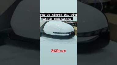 New Hyundai Creta 2023 # Hyundai Creta side mirror Drl with matrix indicators# Sahiba car#9315189809
