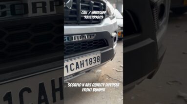 Scorpio n base model front bumper diffuser #scorpion #scorpiolover #scorpiomodification