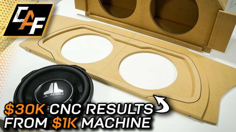 How to Make Subwoofer Beauty Panels - with AFFORDABLE CNC!