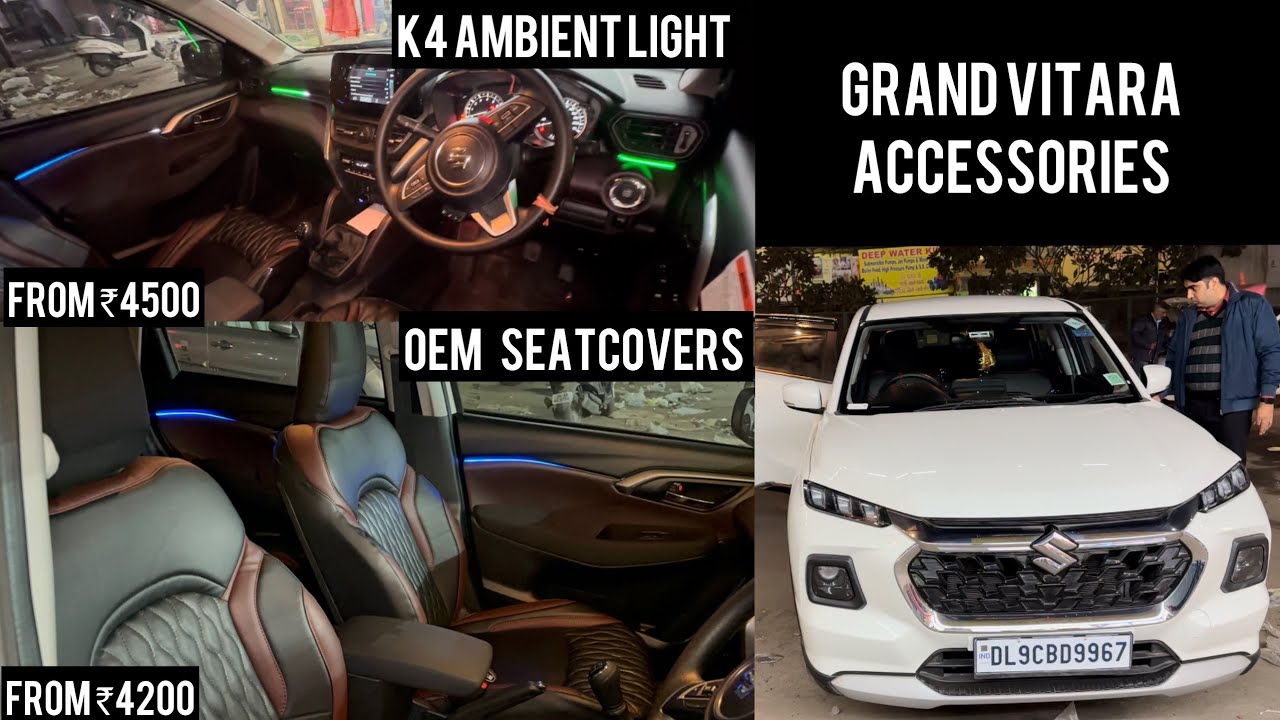 Grand Vitara Accessories Grand Vitara Seat Covers Grand Vitara