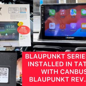 Blaupunkt series 900 dab android stereo in TATA PUNCH with Canbus & Blaupunkt reverse camera
