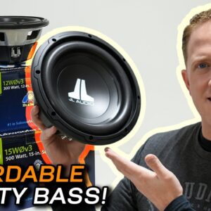 Want Affordable High Quality Bass? - JL Audio W0v3 subwoofer overview!