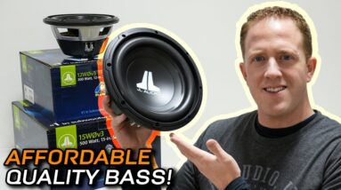 Want Affordable High Quality Bass? - JL Audio W0v3 subwoofer overview!