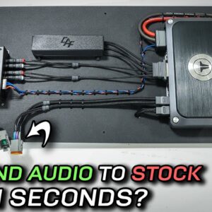 Wiring easily removable AMPLIFIER rack for Car Audio