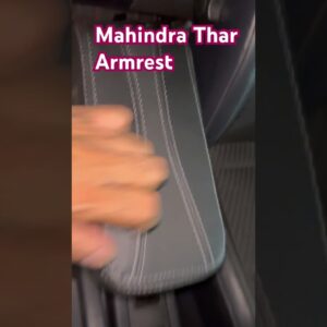 Mahindra Thar armrest with charger # Sahiba car