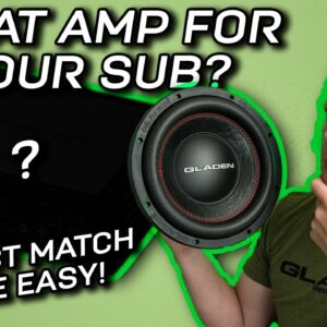 Pick the BEST amplifier for your subwoofer! MADE EASY!