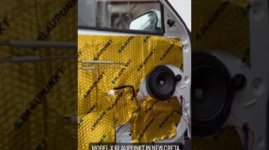 Morel X Blaupunkt in New Creta #sahibacar #automobile #kiacarnival #speaker #cretamodified #newshort