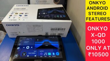 Onkyo x-qd1000 android stereo for car | Onkyo android stereo features | wireless apple carplay