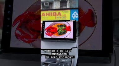 ONKYO X-OD 1100INSTALLEDIN FORD ECOSPORT #onkyo #automobile #dailypost #viralshortsvideo #carlovers