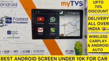 Best 9 inch android car stereo under 10000 | TVS android car stereo with t5 processor