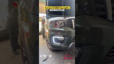 Scorpio N OEM Fog Lights #automobile #scorpio #explore #viralvideo #youtubeshorts #dailypost #reels
